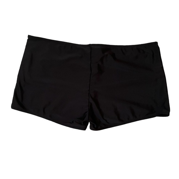 Women’s Plus Size 1X Black Swim Shorts Bottoms NWOT - Picture 2 of 5